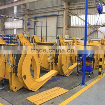 Customized PC5500-6 Excavator Log Grapple, PC5500 Wearable Log Fork for sale