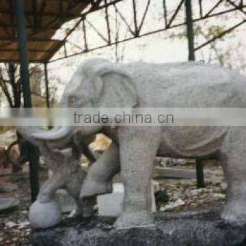 Carved Elephant Statue