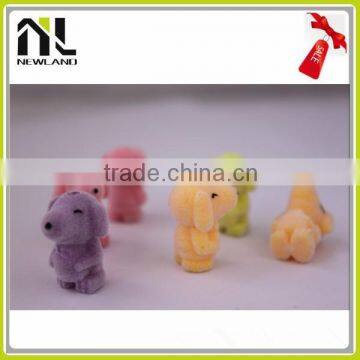 Cheap new coming flocked plastic horse toy animal