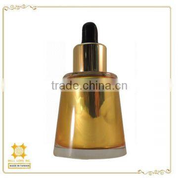 Hot issue gorgeous party use hair oil glass dropper bottle