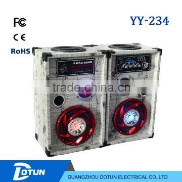 2.0 DJ speaker wth multi function bluetooth stage sound YY-234