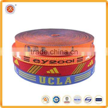 Wholesale custom jacquard elastic webbing with your logo