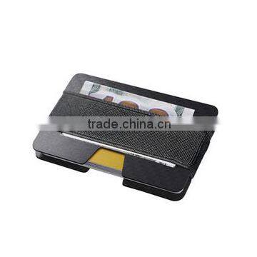 RFID blocking carbon fiber wallet 3K carbon card case with strap