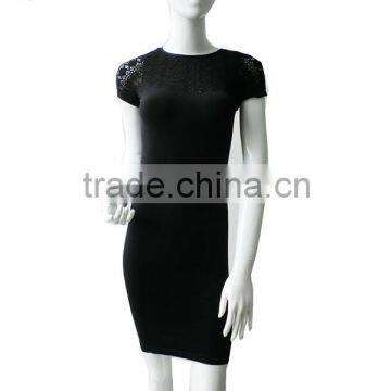 Pierced Around Shoulder Seamless Dress