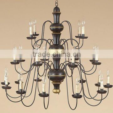 European Decorative Steel Chandelier Lamp for Hotel