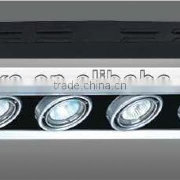 Recessed grille spot light with bevel front panel(4 light)