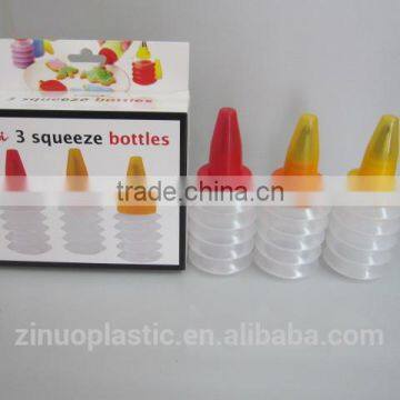 3pcs Cookie Decorating Bottles