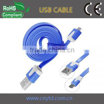 2014 New Flat Micro USB Cable Colorful Micro USB Cable photo-3