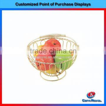 hot sale wire metal hanging metal fruit basket