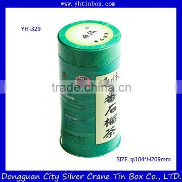 direct factory sale round tin box, high quality round tin box for tea paking