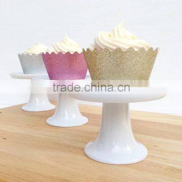 Reusable Sparkly Cupcake Wrappers Cake Decorations