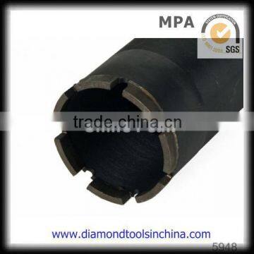 Stone Coring Brazed Segmented Dry Diamond Stone Drill Bit With Side Protection photo-4