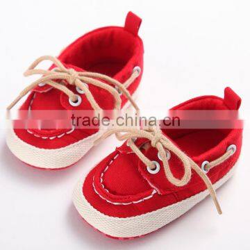 Hot selling fashional cheap anti-slip canvas baby shoes