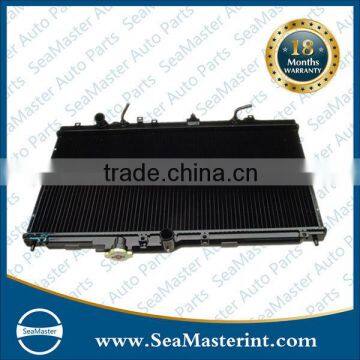 Aluminum Radiator for NISSAN BLUEBIRD 240SX AT double cell 26mm