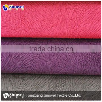 burnout micro velboa bonded TC for sofa/sofa fabric/