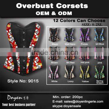 Spiral Steel Boned Waist Training Cincher Body Underbust Corset Shaper Sport