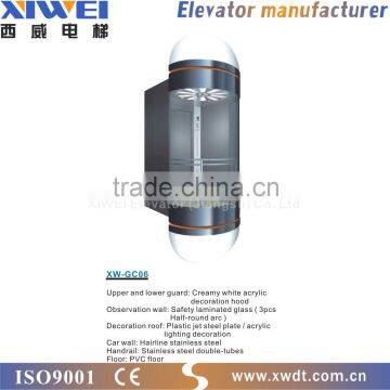 Round Panoramic Elevator With Round Cabin photo-6