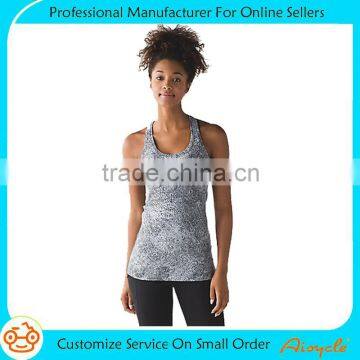 Ladies custom fitness women tank top women gym singlet