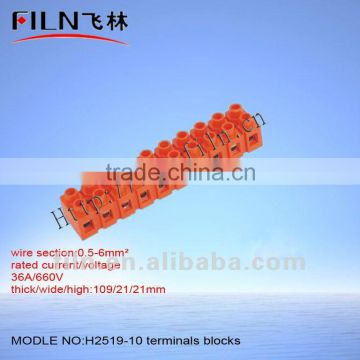 screwless connector terminal blok H2519-10