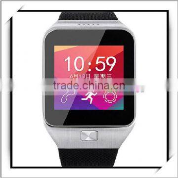 G3 1.63" MTK6260 Single Core 360MHz 128MB and 64MB Cheap Smart Watch Bluetooth Mobile Phone Silver