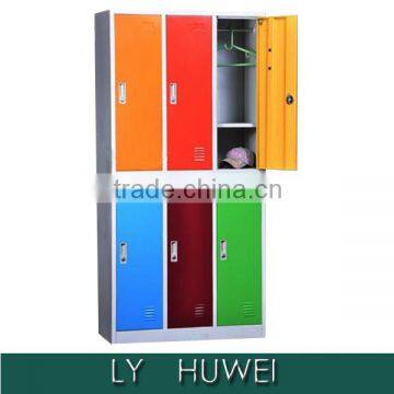 Beautiful 6 doors stainless steel furniture designs