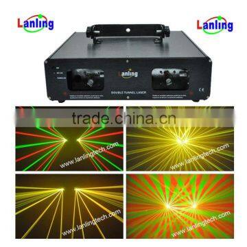 Double head RGY laser lighting