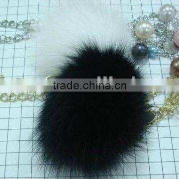 Our New Design FUR BALL Shape Metal Keychain photo-1