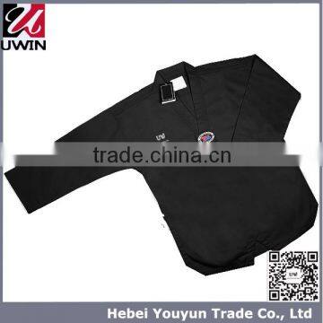 Best Quality Fashion Style Black Custom Taekwondo Uniform For Compertition