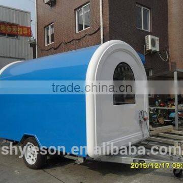 CEO Friendly fast food mobile kitchen trailer bakery food cart with electricity layout/ CE passed concession trailer mobile food
