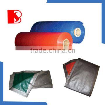 2015 Special port PE tarpaulin Rotproof pe tarpaulin with pp rope and aluminum eyelet