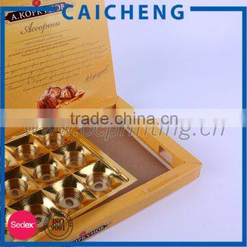 Food Grade Packaging Chocolate Paper Box Wholesale photo-3