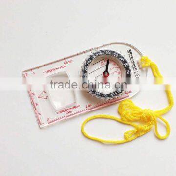 Baseplate Ruler Scouts Camping Hiking Orienteering All in 1 Map Scale Compass photo-3