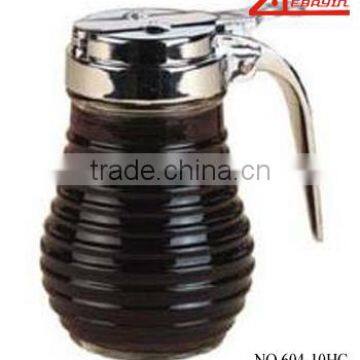 Crystal 250ml glass honey dispenser wholesale