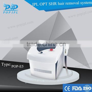 cheap Shr ipl machine POP E5+ china beijing POP IPL flashl lamps Germany