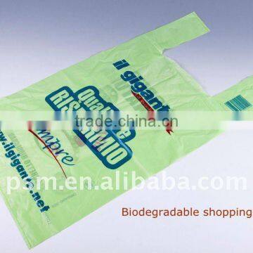 Fully biodegradable plastic shopping bag