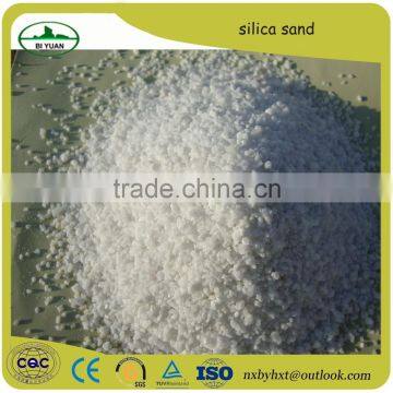 Provide 6-10mesh SiO2 99.97% Silica Sand / Quartz Sand in China