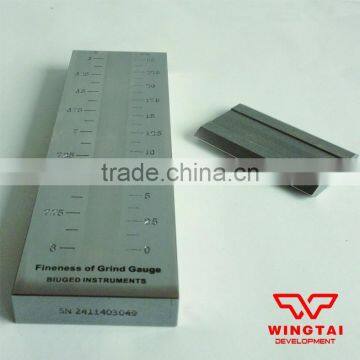 Stainless Steel Single Groove Fineness Gauge