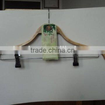 Wooden and bamboo hangers and laundry hanger racks