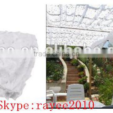 Anti Fire Rot Mould Resistant Military Camouflage Net White