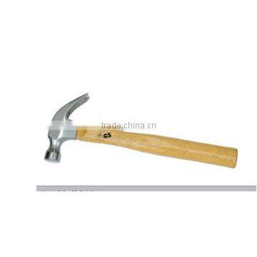 american type and british type claw hammer with wooden handle