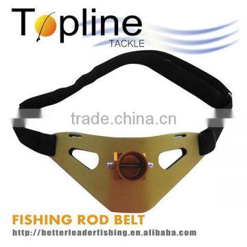 Adjustable fishing rod belt