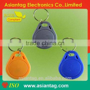 colorful plastic cheap rfid keyfob tag/rfid tag