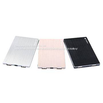 Ultra Thin Aluminum Alloy 6200mAh Power Bank Li-Polymer External Battery Charger Dual Smart USB Port 5V/2.4A photo-5
