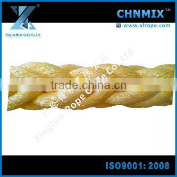 high strength light weight various colors PP & polyester mixed rope