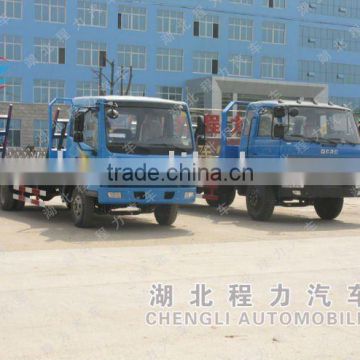 FAW 4*2 hydraulic flat bed truck sale