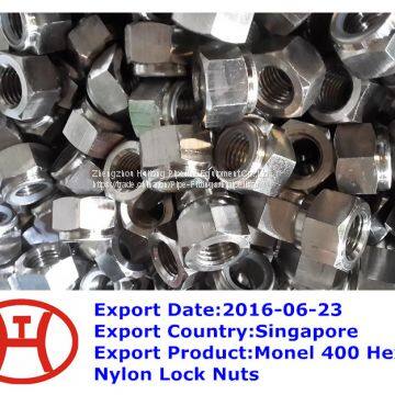 Monel 400 Hex Nylon Lock Nuts