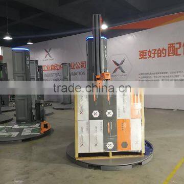 Top Pressure Plate Automatic Pallet Stretch Wrapping Machine With Automatic Cutting photo-5