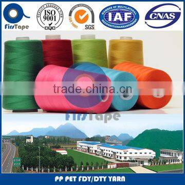 HOT SALE GOOD PRICE HIGH TENACITY DOPE DYED PET POLYESTER FDY TWISTED YARN