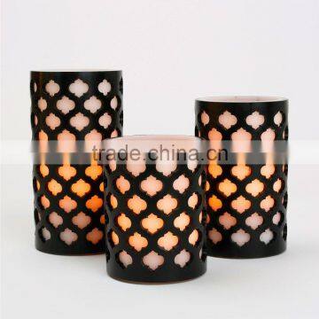 Led Flameless Candles Led Carved Flameless Flickering Real Wax Candles With Remote Control LED Remote Wax Candles photo-3