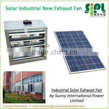 Vent Tool Solar Energy Aluminum Material Large Scale Solar Wall Mounted Industrial Exhaust Fan photo-2